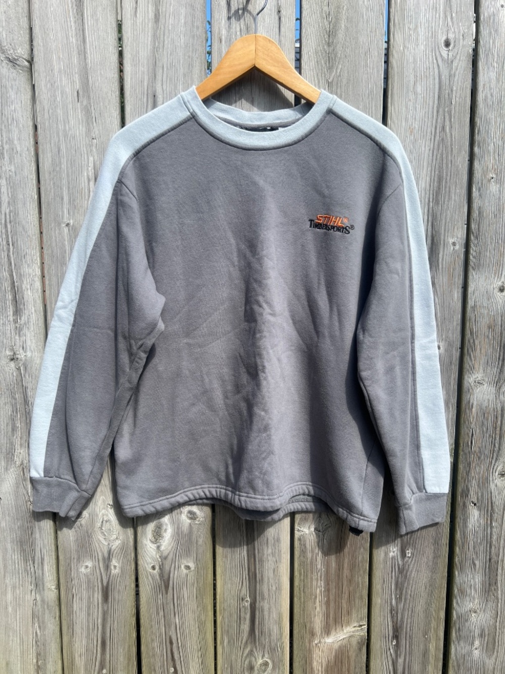 Stihl Timbersports Sweatshirt Size Large Lumberjack Drawstring Waist